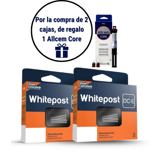 WHITEPOST POSTES DE FIBRA DE VIDRIO CON DOBLE CONICIDAD MODELO DC E TAMAÑO 0,5 CON FRESA (5 UDS.)