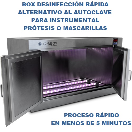 IRISBOX ARMARIO DESINFECCIÓN POR LUZ ULTRAVIOLETA UV-C (LED)