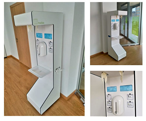 ESTACION DE HIGIENE DISPENSADORA DE EPI