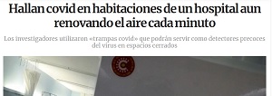 HAYAN COVID EN HABITACIÓN DE HOSPITAL