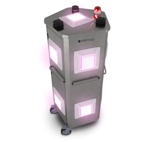 Robot de desinfección por luz ultravioleta Iris Penta