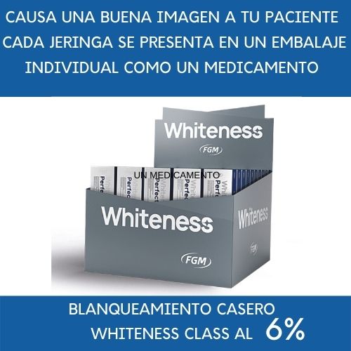 MULTIPACK BOX BLANQUEAMIENTO CASERO RAPIDO WHITE CLASS 6% DE PEROXIDO DE HIDROGENO 