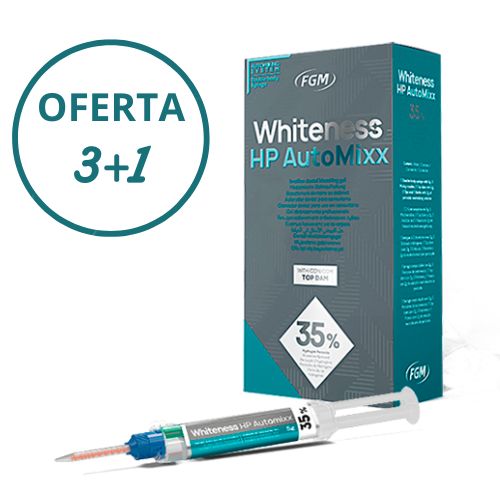 🎁  OFERTA 3+1 BLANQUEAMIENTO DE CLÍNICA WHITENESS AUTOMIXX 35% PH 😯 (HASTA 27 APLICACIONES) 😯