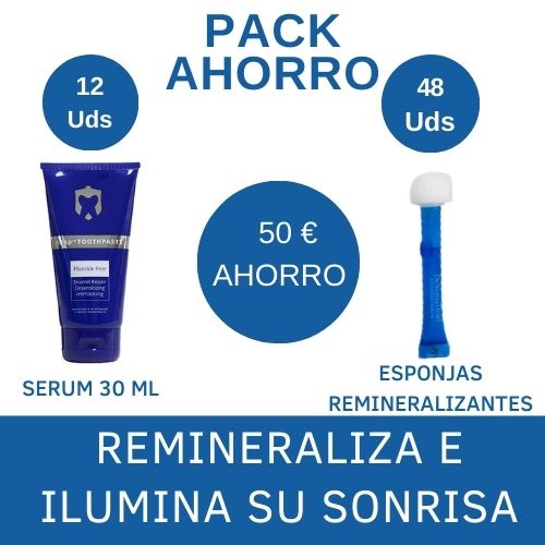 💰-50 € PACK AHORRO CON 48 ESPONJAS Y 12 SERUM DE NANOHIDROXIAPATITA