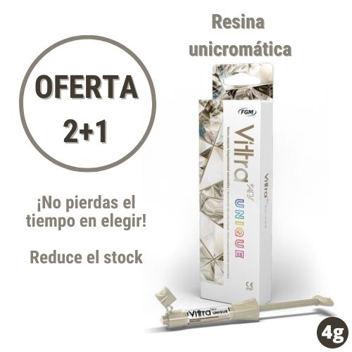 COMPOSITE UNICROMATICO VITTRA UNIQUE APS 4 GR UN SOLO COLOR 🎯 PARA TODA LA GAMA VITA® 💰 ⏳