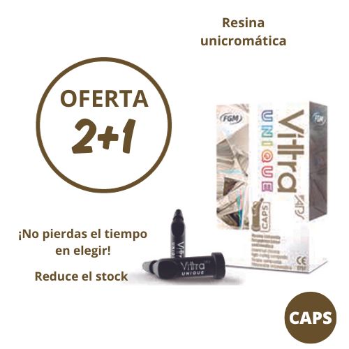 COMPOSITE UNICROMATICO VITTRA UNIQUE APS EN CAPSULAS UN SOLO COLOR 🎯 PARA TODA LA GAMA VITA® 💰 ⏳