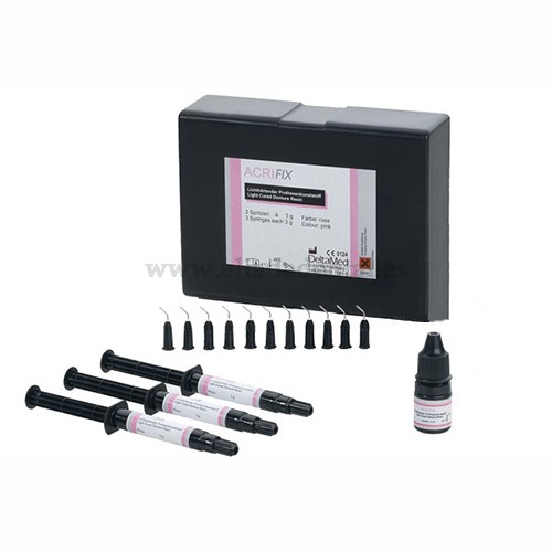 ACRIFIX KIT RESINA DE PRECISION (3 JERINGUILLAS ROSA + BOND) 