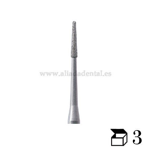 FRESA DIAMANTE PERIODONCIA 831 CONTRAÁNGULOEXTRA-LARGO GRANO MEDIO DIAMETRO 012 DIAMETRO 12