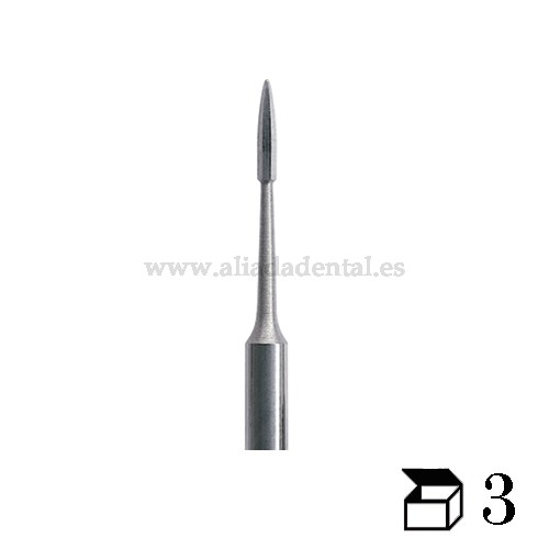 FRESA PERIODONCIA CARBURO TC747 CONTRA-ANGULO LARGO DIAMETRO 010