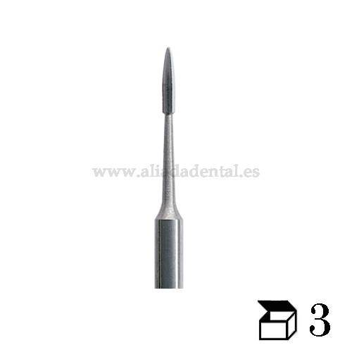 FRESA PERIODONCIA CARBURO TC747L CONTRA-ANGULO EXTRA-LARGO DIAMETRO 010