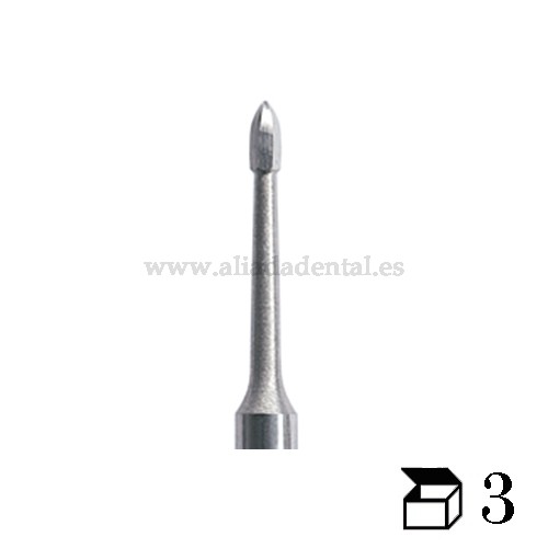 FRESA PERIODONCIA CARBURO TC758L CONTRA-ANGULO EXTRA-LARGO DIAMETRO 012