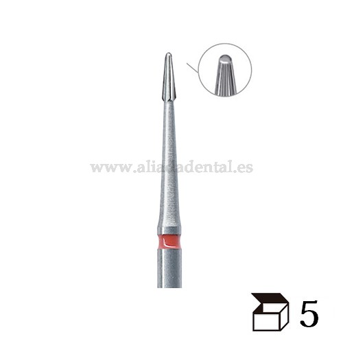 EDENTA FRESA TURBINA DE ACABADO TC132F MULTILAMINAS 16 FILOS DIAMETRO 008