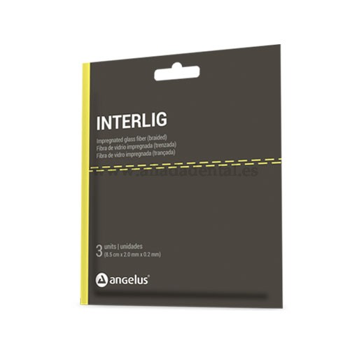 FIBRA DE VIDRIO TRENZADA INTERLIG PRE-IMPREGNADA FERULIZACION PERIODONTAL Y ORTODONCIA