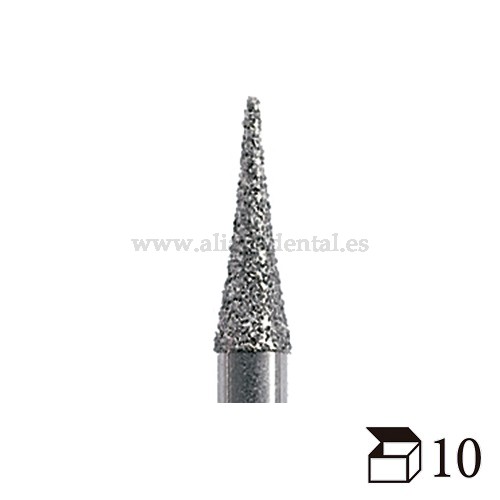 EDENTA FRESA DIAMANTE TURBINA 833 PARA STRIPPING GRANO MEDIO DIAMETRO 018