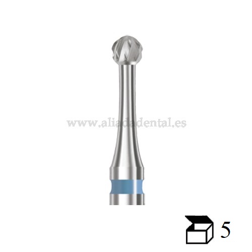 EDENTA FRESA BOLA RETIRADA ADHESIVO BRACKETS EN CONTRAANGULO CON DENTADO BAJA VIBRACION DIAMETRO 023