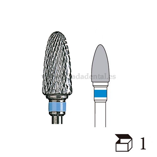 EDENTA FRESA PIEZA DE MANO TUNGSTENO DENTADO SENCILLO