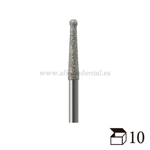 EDENTA FRESA DIAMANTE TURBINA 802L BOLA LARGA CON EXTENSION GRANO MEDIO DIAMETRO  13