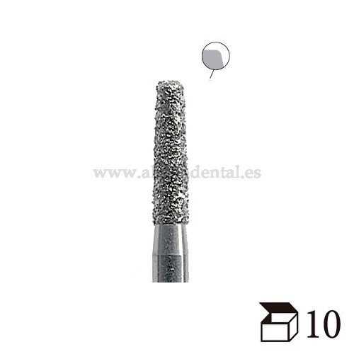 EDENTA FRESA DIAMANTE TURBINA 846KR CONO CANTO REDONDEADO GRANO MEDIO DIAMETRO  16