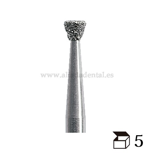 EDENTA FRESA DIAMANTE TURBINA CORTA BAMBINO BA010 GRANO FINO DIAMETRO 10