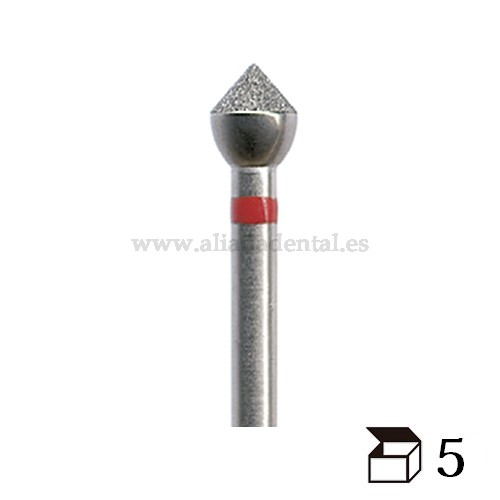 EDENTA FRESA DIAMANTE TURBINA 985 PARA CONTORNEAR GRANO FINO DIAMETRO 31