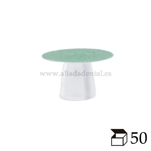 EDENTA REPOSICION DISCOS FLEXI-SNAP 12 MM GRANO GRUESO VERDE