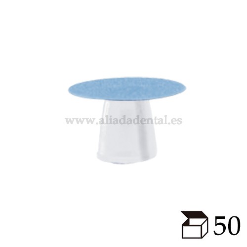 EDENTA REPOSICION DISCOS FLEXI-SNAP 12 MM GRANO MEDIO AZUL