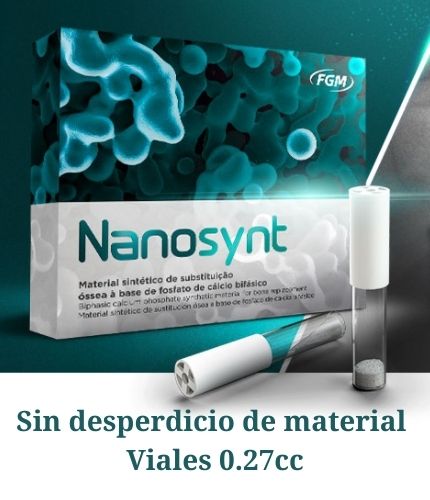 NANOSYNT HUESO SINTÉTICO  200 A 500 UM 2X0.27 CC