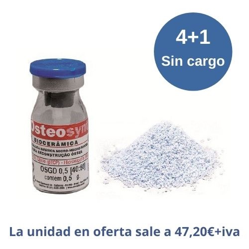 OFERTA 4+1 OSTEOSYNT GRANULO ODONTOLOGICO OSGD 0,5 40:60 