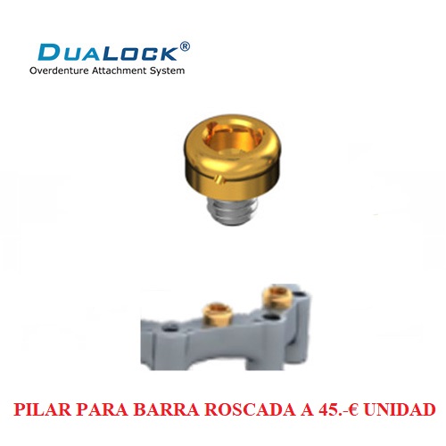 DUALOCK® ATACHE SIMILAR A LOCATOR® PARA BARRA ROSCADA MÉTRICA 2 MM2 UDS.