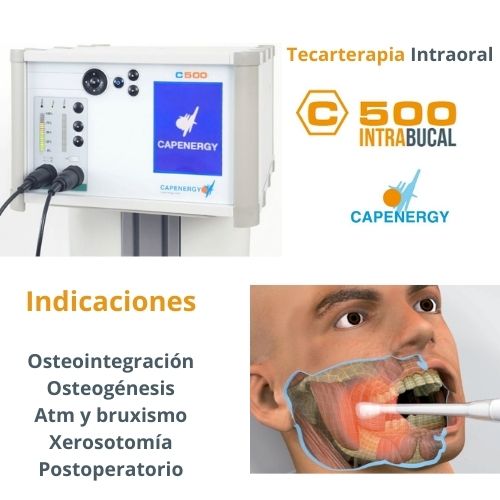DISPOSITIVO DE TERCARTERAPIA ORAL Y MAXILOFACIAL C500 INTRAORAL CAPENERGY
