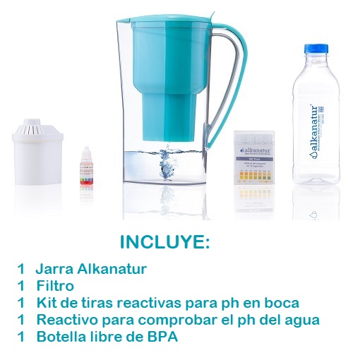 Protege a tu familia con el agua alcalina de la jarra Alkanatur