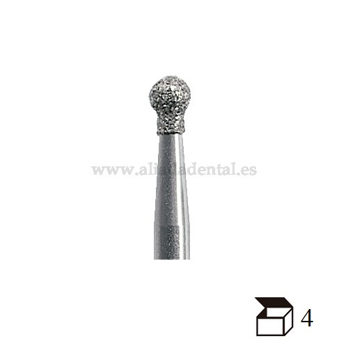 🚩-61%😮 EDENTA FRESA DIAMANTE TURBINA 802 BOLA CON EXTENSION GRANO MEDIO DIAMETRO  16