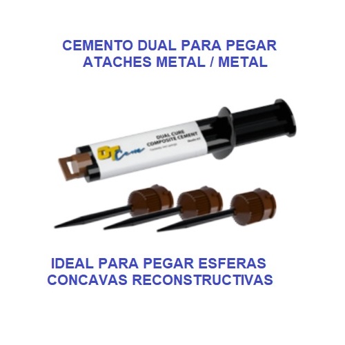 Cemento dual para ataches de bola