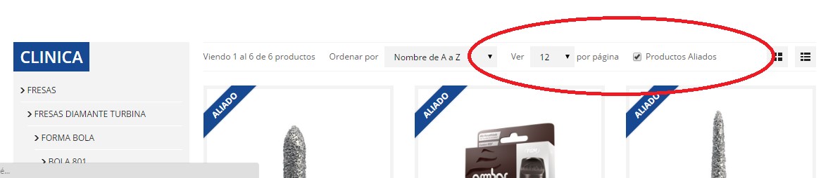 Productos Aliados