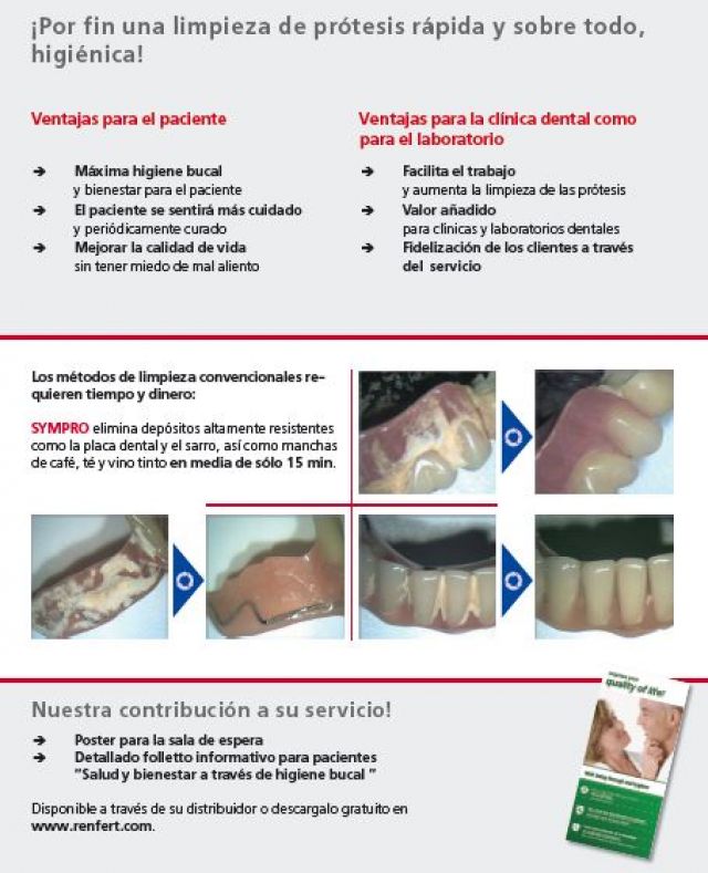 SYMPRO - MÁQUINA LIMPIADORA PARA PROTESIS + PAQUETE PROMOCIONAL