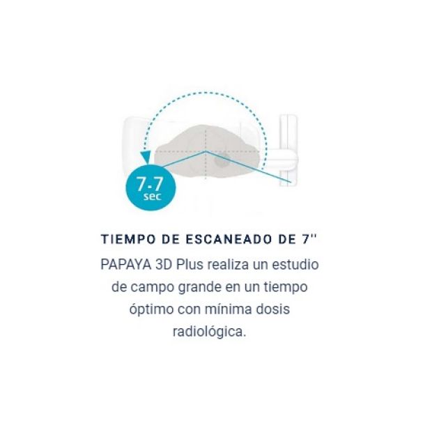 TAC 3D CBCT, Panorámico y Cefalometría - Genoray Papaya 3D Plus