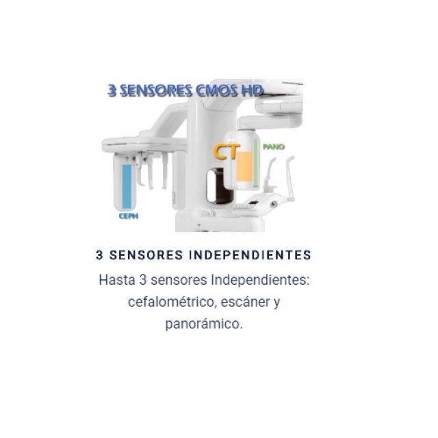 TAC 3D CBCT, Panorámico y Cefalometría - Genoray Papaya 3D Plus