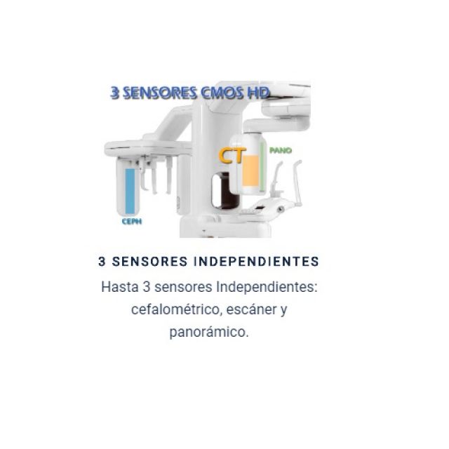 TAC 3D CBCT, Panorámico y Cefalometría - Genoray Papaya 3D Plus