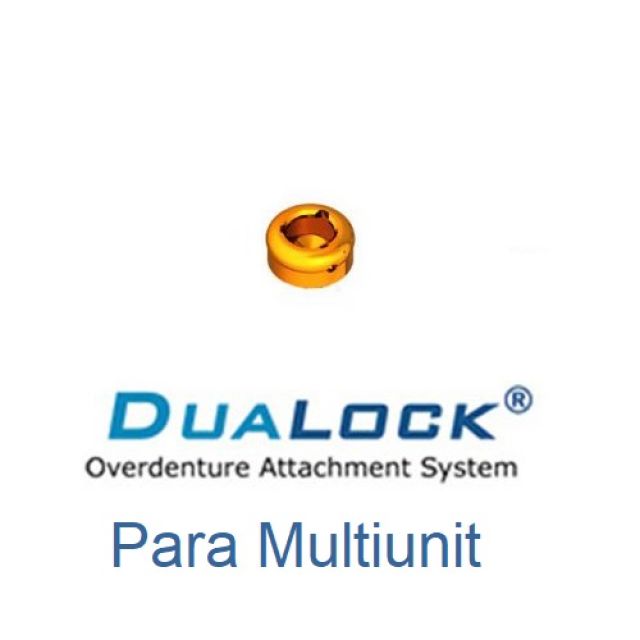 DUALOCK® PILAR PARA SOBREDENTADURA PARA COLOCAR SOBRE MULTIUNIT